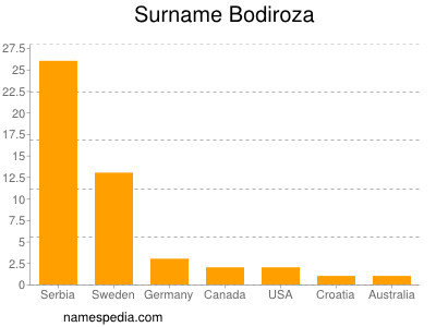Familiennamen Bodiroza