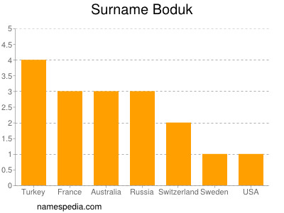 Familiennamen Boduk