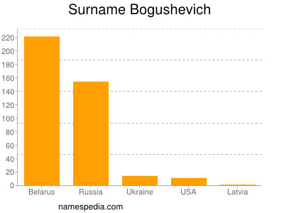 Familiennamen Bogushevich