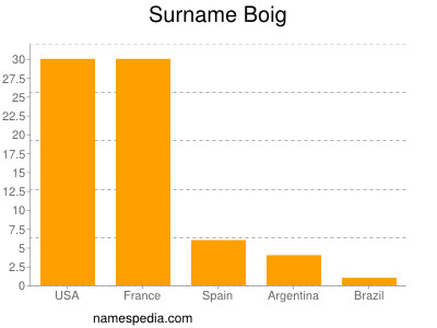 Familiennamen Boig