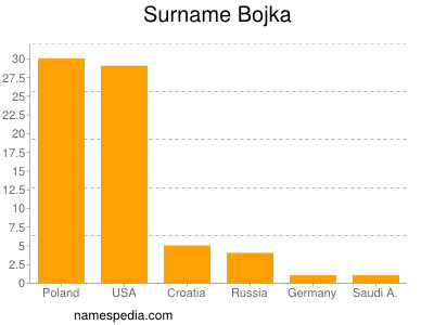 Familiennamen Bojka