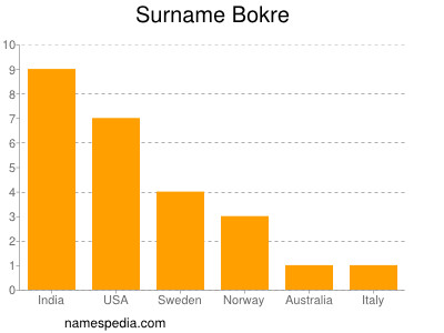 Familiennamen Bokre