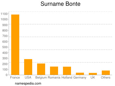Surname Bonte