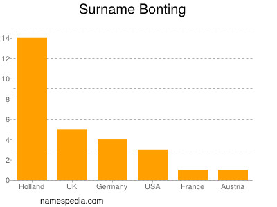 Surname Bonting