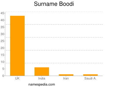 Familiennamen Boodi