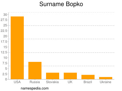 Familiennamen Bopko