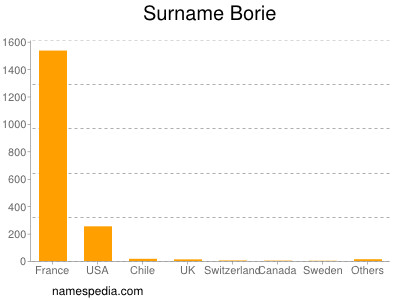 Familiennamen Borie