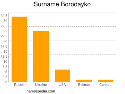 Familiennamen Borodayko