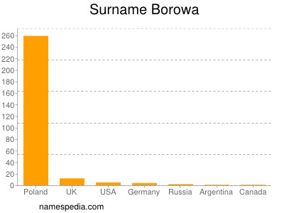 Familiennamen Borowa
