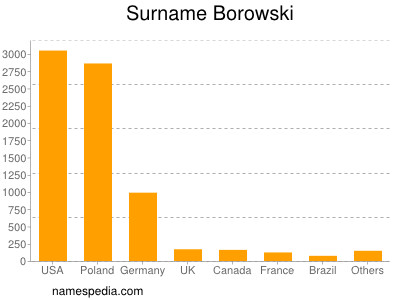 Surname Borowski
