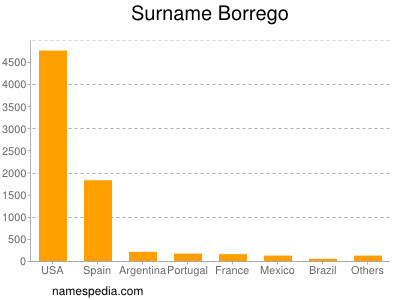 Familiennamen Borrego