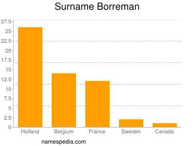 Familiennamen Borreman