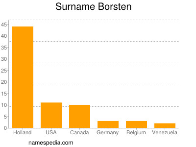 Familiennamen Borsten