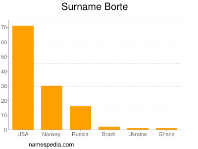 Familiennamen Borte