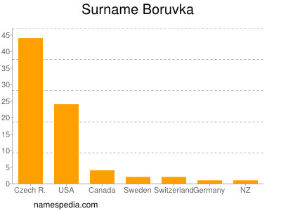 Familiennamen Boruvka