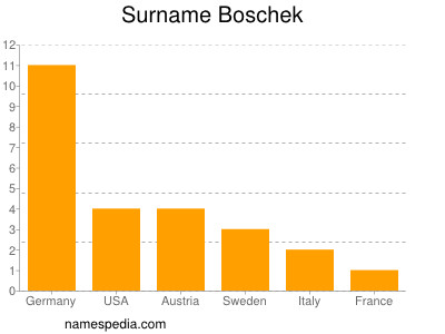 Familiennamen Boschek
