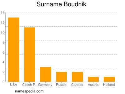 Familiennamen Boudnik