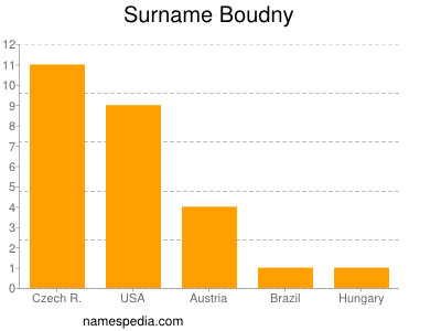 Familiennamen Boudny