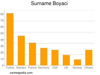 Familiennamen Boyaci