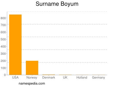 Familiennamen Boyum