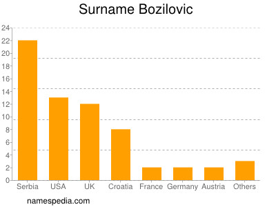 Familiennamen Bozilovic