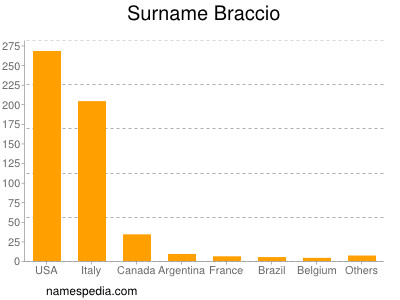 Familiennamen Braccio