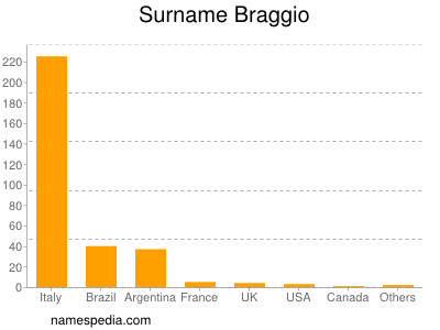 Familiennamen Braggio