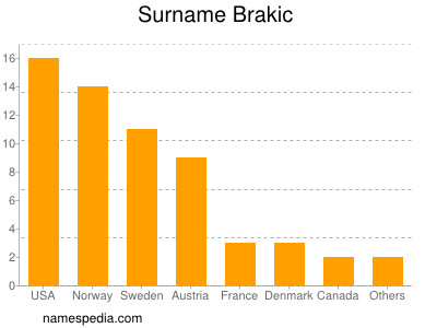 Familiennamen Brakic