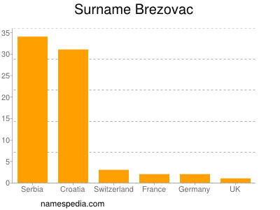 Familiennamen Brezovac