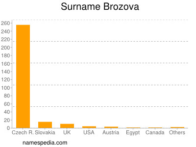 Familiennamen Brozova