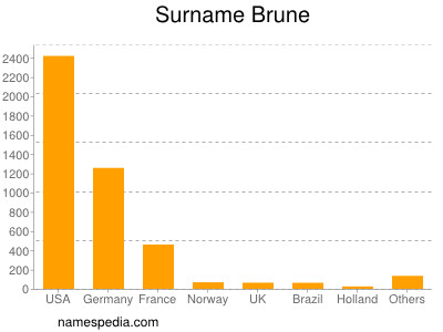 Familiennamen Brune