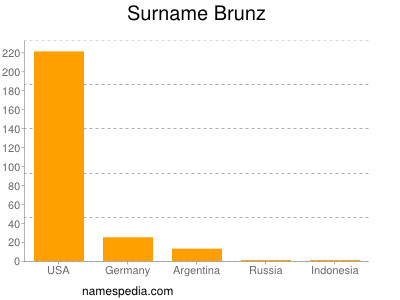 Familiennamen Brunz