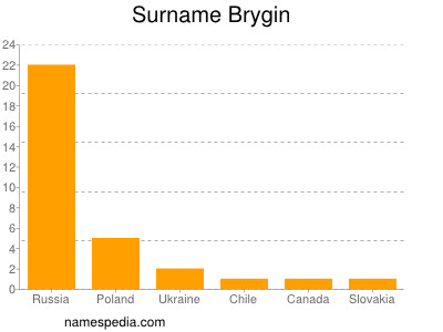 Familiennamen Brygin