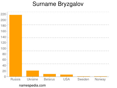 Familiennamen Bryzgalov