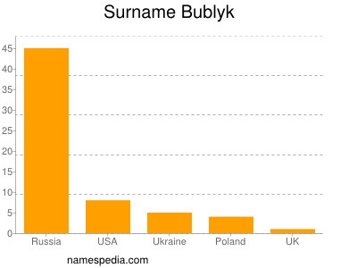 Familiennamen Bublyk