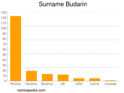 Familiennamen Budarin