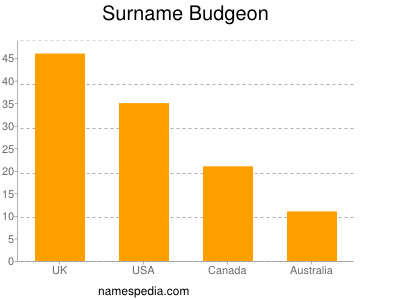 Surname Budgeon