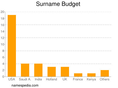 Familiennamen Budget