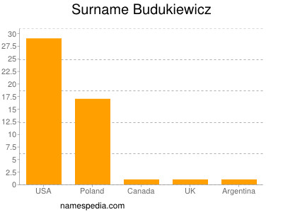 Familiennamen Budukiewicz