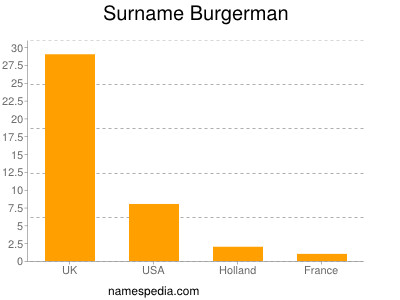 Surname Burgerman