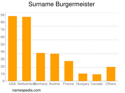 Surname Burgermeister