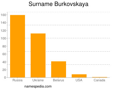Familiennamen Burkovskaya