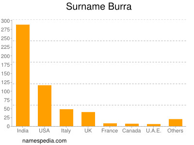 Familiennamen Burra