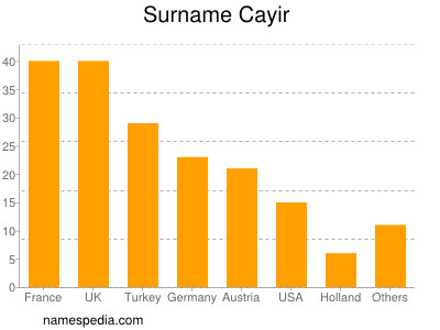 Familiennamen Cayir