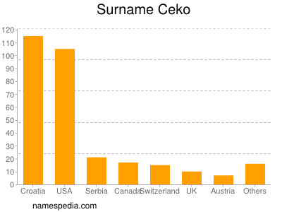 Familiennamen Ceko