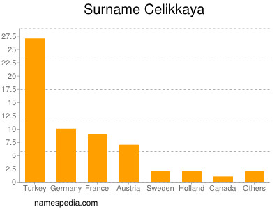 Familiennamen Celikkaya