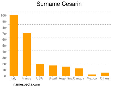 Surname Cesarin
