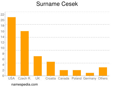 Familiennamen Cesek