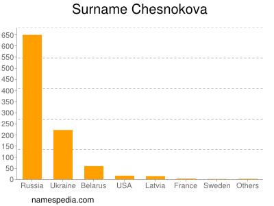 Surname Chesnokova