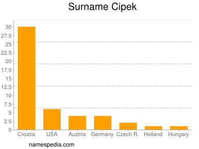 Familiennamen Cipek